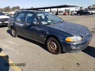 1995 Honda Civic DX z VIN 1HGEG8545SL057793, wystawiony jako Copart lot #83930844 z przebiegiem 209 745 mil mil oraz Czysty tytuł • Clean title. Historia ofert i sprzedaży dostępna na DreamBid. Obrazek 4.