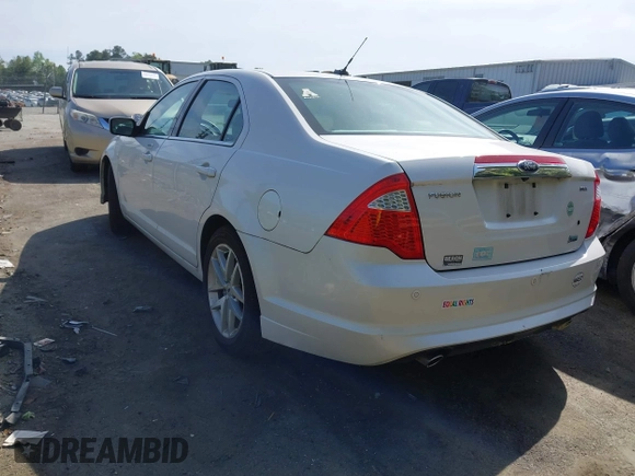 2010 Ford Fusion SEL with VIN 3FAHP0JG6AR414255, listed as a IAAI auction lot 42074036 with 184,896 mi miles. Bid and sale history available at carsss.com. Image 3.