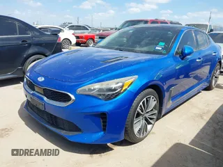 2018 Kia Stinger Premium with VIN KNAE25LA4J6014030, listed as a IAAI auction lot 41779050 with 151,471 mi miles. Bid and sale history available at carsss.com. Image 17.