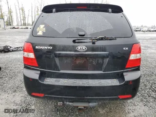 2009 Kia Sorento EX with VIN KNDJC736095882579, listed as a Copart auction lot 52351135 with 96,800 mi miles and Salvage Title. Bid and sale history available at carsss.com. Image 6.