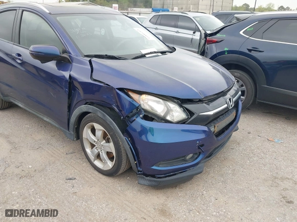 2016 Honda HR-V EX-L w/Navi with VIN 3CZRU5H7XGM746953, listed as a IAAI auction lot 41880205 with 150,211 mi miles. Bid and sale history available at carsss.com. Image 17.
