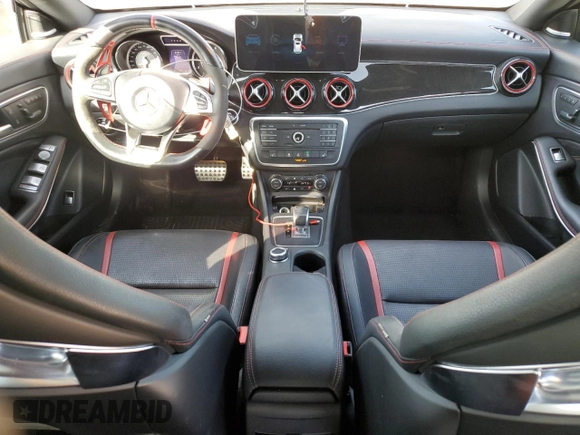 2015 Mercedes-Benz CLA 45 AMG with VIN WDDSJ5CB0FN198211, listed as a Copart auction lot 74825184 with 98,181 mi miles and Salvage Title. Bid and sale history available at DreamBid. Image 8.