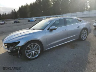 2019 Audi A7 Premium Plus with VIN WAUU2AF26KN057042, listed as a Copart auction lot 47220985 with 33,852 mi miles and Salvage Title. Bid and sale history available at carsss.com. Image 1.