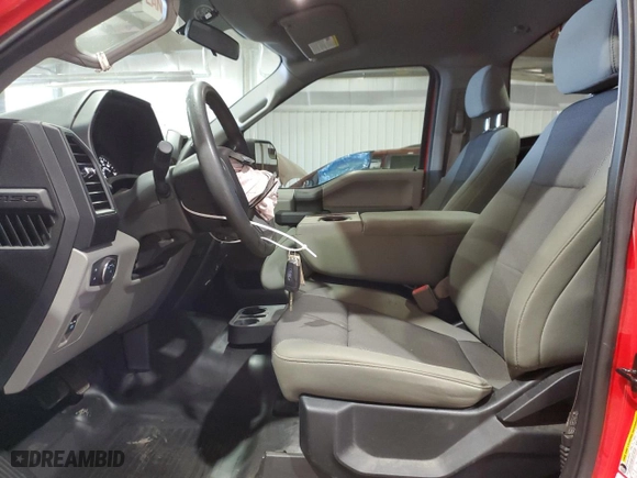2018 Ford F-150 XL with VIN 1FTMF1E50JKC68398, listed as a Copart auction lot 80066644 with 38,811 mi miles and Salvage Title. Bid and sale history available at carsss.com. Image 7.