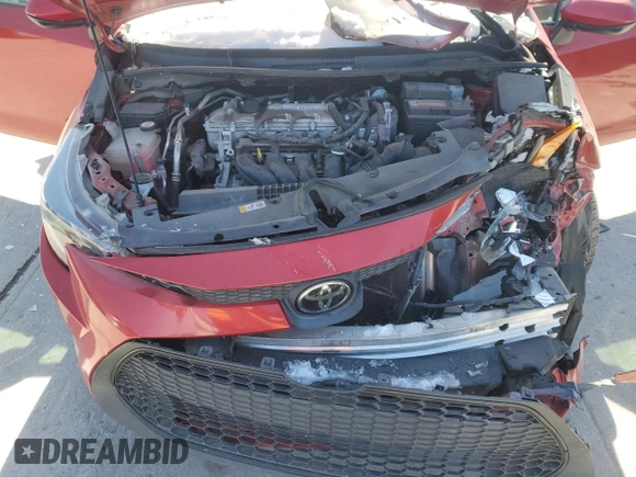 2020 Toyota Corolla LE with VIN 5YFEPRAE4LP064942, listed as a Copart auction lot 46306455 with 73,351 mi miles and Salvage Title. Bid and sale history available at DreamBid. Image 13.