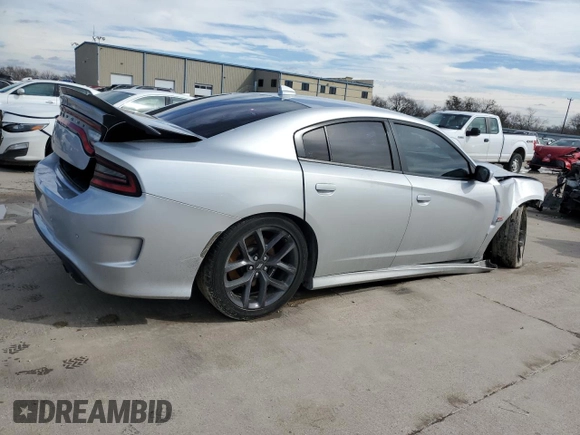 2020 Dodge Charger Scat Pack Widebody z VIN 2C3CDXGJ6LH175883, wystawiony jako Copart lot #43431835 z przebiegiem 27 030 mil mil oraz Szkoda całkowita • Salvage title. Historia ofert i sprzedaży dostępna na DreamBid. Obrazek 3.