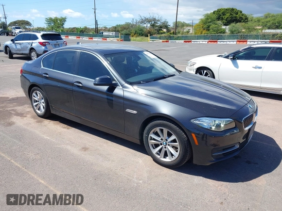 2014 BMW 5 Series 528i z VIN WBA5A5C50ED510000, wystawiony jako IAAI lot #41871538 z przebiegiem 37 169 mil mil oraz . Historia ofert i sprzedaży dostępna na DreamBid. Obrazek 1.