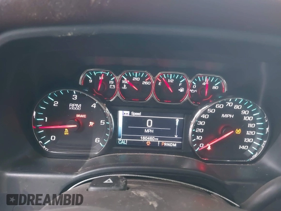 2016 Chevrolet Silverado 1500 High Country with VIN 3GCUKTEC2GG366838, listed as a IAAI auction lot 41258249 with 160,460 mi miles and . Bid and sale history available at DreamBid. Image 7.