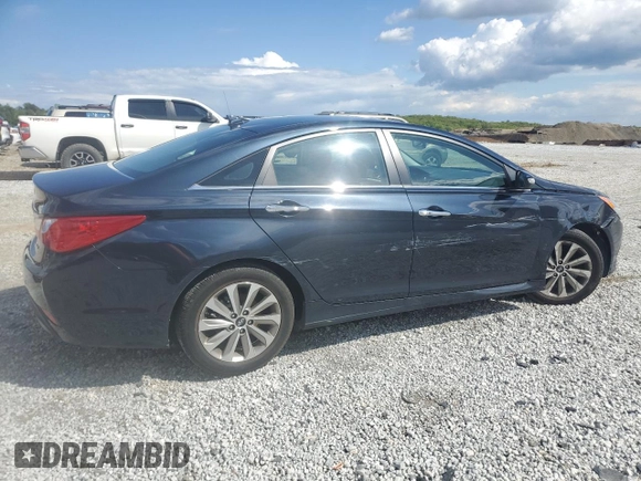 2014 Hyundai Sonata SE with VIN 5NPEC4AC0EH827178, listed as a Copart auction lot 52821265 with 52,961 mi miles and Salvage Title. Bid and sale history available at DreamBid. Image 3.