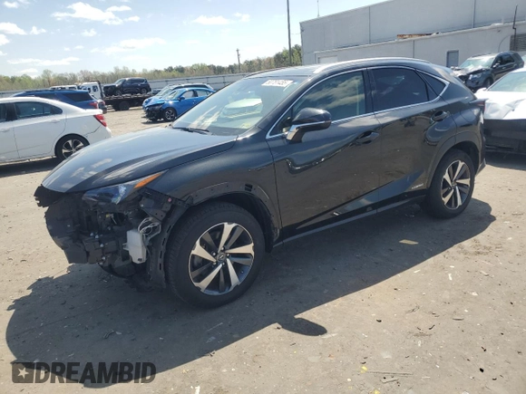 2019 Lexus NX 300h with VIN JTJBJRBZ7K2097983, listed as a Copart auction lot 50781455 with 70,253 mi miles and Salvage title. Bid and sale history available at DreamBid. Image 1.