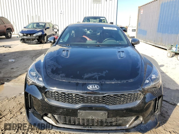 2020 Kia Stinger GT1 with VIN KNAE45LC1L6077634, listed as a Copart auction lot 76569584 with 22,359 mi miles and Salvage Title. Bid and sale history available at DreamBid. Image 5.
