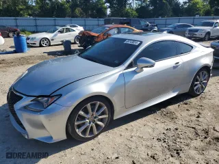 2015 Lexus RC 350 with VIN JTHSE5BC5F5002478, listed as a Copart auction lot 69743824 with 100,098 mi miles and Salvage Title. Bid and sale history available at carsss.com. Image 1.