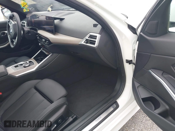 2025 BMW 3 Series 330i with VIN 3MW69CW00S8F10279, listed as a IAAI auction lot 42449705 with 8,908 mi miles and . Bid and sale history available at DreamBid. Image 5.