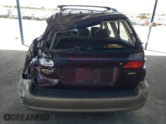 2000 Subaru Legacy Outback with VIN 4S3BH6654Y7673397, listed as a Copart auction lot 57311615 with 149,424 mi miles and Salvage title. Bid and sale history available at DreamBid. Image 6.