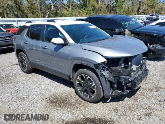 2025 Chevrolet Equinox FWD LT with VIN 3GNAXHEG1SL144710, listed as a Copart auction lot 48107755 with 2,063 mi miles and Salvage Title. Bid and sale history available at DreamBid. Image 4.