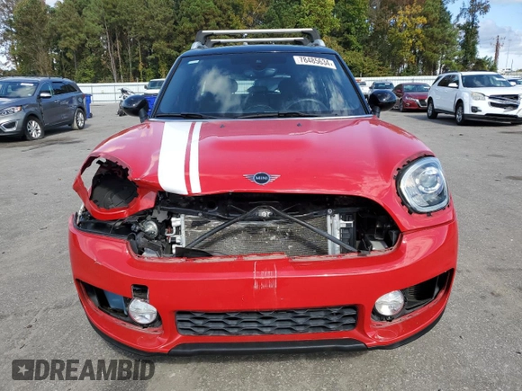 2019 MINI Countryman Cooper S with VIN WMZYT3C51K3E96773, listed as a Copart auction lot 78485634 with 49,491 mi miles and Salvage Title. Bid and sale history available at carsss.com. Image 5.