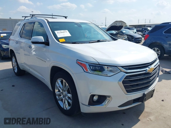 2018 Chevrolet Traverse High Country с VIN 1GNEVKKW7JJ103911, выставлен на аукционе IAAI как лот 42380079 с пробегом 134 327 миль миль и . История ставок и продаж доступна на DreamBid. Изображение 1.
