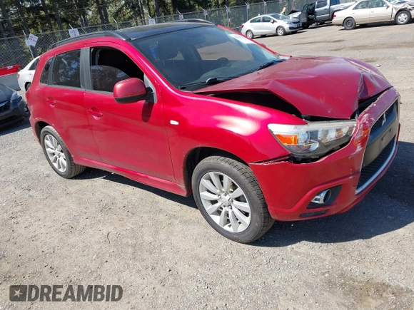 2011 Mitsubishi Outlander Sport SE with VIN JA4AP4AU3BZ022916, listed as a IAAI auction lot 42036738 with 145,070 mi miles. Bid and sale history available at carsss.com. Image 1.
