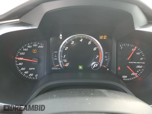2019 Chevrolet Corvette 1LT with VIN 1G1YB2D73K5104478, listed as a Copart auction lot 42892253 with 30,293 mi miles. Bid and sale history available at carsss.com. Image 9.