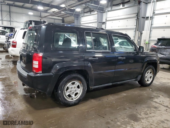 2010 Jeep Patriot Sport with VIN 1J4NT2GB7AD503156, listed as a Copart auction lot 87705575 with 160,397 mi miles and Salvage Title. Bid and sale history available at carsss.com. Image 3.