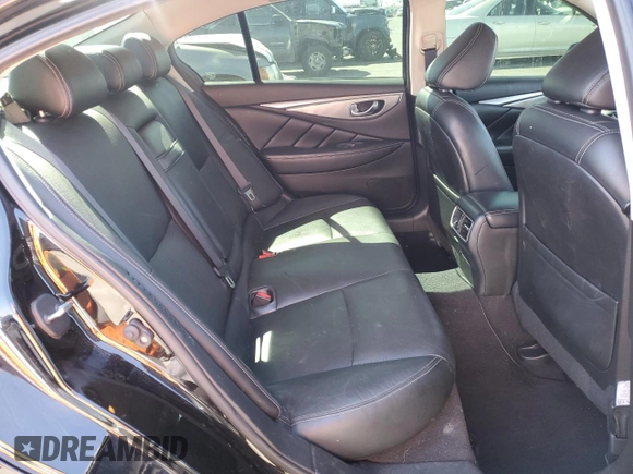 2014 Infiniti Q50 Hybrid Sport with VIN JN1AV7AP7EM692142, listed as a Copart auction lot 49539565 with 157,918 mi miles and Salvage Title. Bid and sale history available at carsss.com. Image 10.