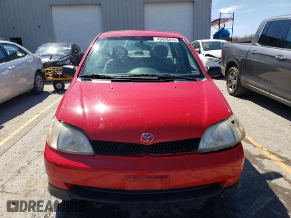 2001 Toyota ECHO with VIN JTDBT123210122129, listed as a Copart auction lot 86422074 with 133,613 mi miles and Non Repairable. Bid and sale history available at DreamBid. Image 5.