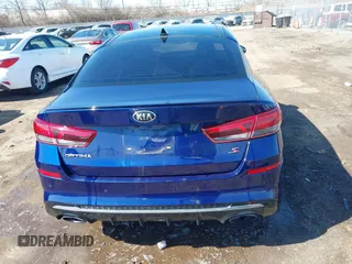 2019 Kia Optima LX with VIN 5XXGT4L35KG303814, listed as a IAAI auction lot 41769183 with 107,509 mi miles. Bid and sale history available at carsss.com. Image 16.
