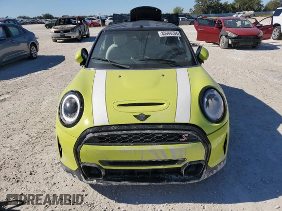 2023 MINI Convertible Cooper S with VIN WMW43DL08P3P98331, listed as a Copart auction lot 83066204 with Not provided miles and Clean title. Bid and sale history available at DreamBid. Image 5.