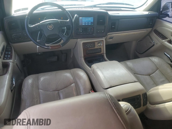 2005 Cadillac Escalade ESV z VIN 3GYFK66NX5G240695, wystawiony jako Copart lot #45814095 z przebiegiem 262 803 mil mil oraz Czysty tytuł • Clean title. Historia ofert i sprzedaży dostępna na DreamBid. Obrazek 8.