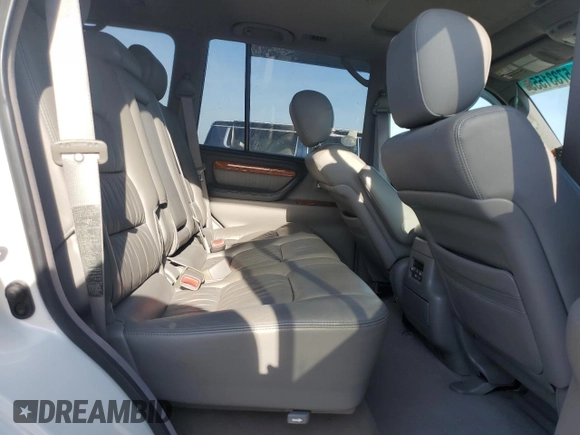 2006 Lexus LX 470 z VIN JTJHT00W864007291, wystawiony jako Copart lot #57331555 z przebiegiem 142 194 mil mil oraz Szkoda całkowita • Salvage title. Historia ofert i sprzedaży dostępna na DreamBid. Obrazek 11.