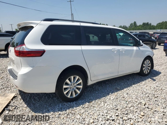 2017 Toyota Sienna LE with VIN 5TDJZ3DC0HS173865, listed as a Copart auction lot 63490865 with 173,078 mi miles and Clean title. Bid and sale history available at DreamBid. Image 3.