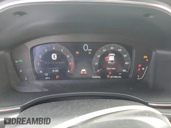 2024 Acura Integra w/A-Spec Package with VIN 19UDE4H31RA007976, listed as a Copart auction lot 53401235 with 21,486 mi miles and Salvage title. Bid and sale history available at DreamBid. Image 9.