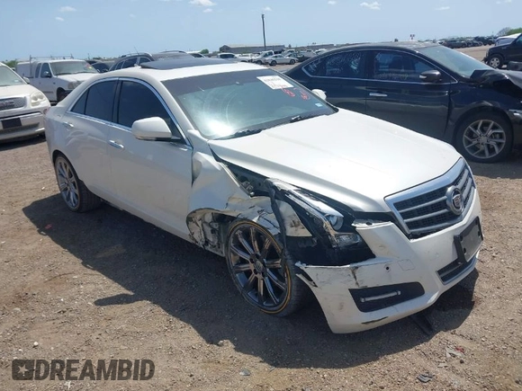 2013 Cadillac ATS Luxury with VIN 1G6AB5RX2D0178223, listed as a IAAI auction lot 41846218 with 227,800 mi miles. Bid and sale history available at carsss.com. Image 1.