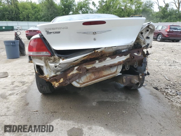 2005 Chrysler Sebring z VIN 1C3EL46X15N592581, wystawiony jako Copart lot #60159695 z przebiegiem 226 573 mil mil oraz Nie do naprawy • Non repairable. Historia ofert i sprzedaży dostępna na DreamBid. Obrazek 6.