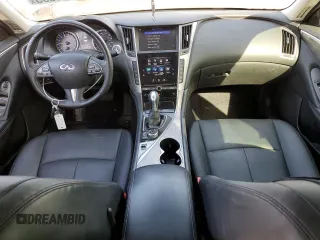 2015 Infiniti Q50 Premium with VIN JN1BV7AR6FM409737, listed as a Copart auction lot 53280395 with 65,963 mi miles and Salvage Title. Bid and sale history available at carsss.com. Image 8.