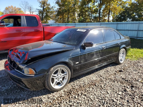2001 BMW 5 Series 540iA with VIN WBADN63481GM72313, listed as a Copart auction lot 76989764 with 170,406 mi miles and Clean Title. Bid and sale history available at carsss.com. Image 1.