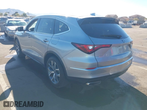 2022 Acura MDX Technology with VIN 5J8YE1H43NL039433, listed as a IAAI auction lot 41317333 with 24,532 mi miles and . Bid and sale history available at DreamBid. Image 3.