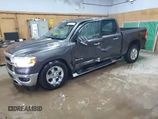 2020 Ram 1500 Big Horn with VIN 1C6SRFFT0LN113481, listed as a Copart auction lot 83957604 with 121,458 mi miles and Salvage Title. Bid and sale history available at carsss.com. Image 1.