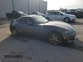 2017 Mazda MX-5 Miata Club with VIN JM1NDAL78H0109701, listed as a Copart auction lot 61522595 with 100,825 mi miles and Salvage title. Bid and sale history available at DreamBid. Image 4.