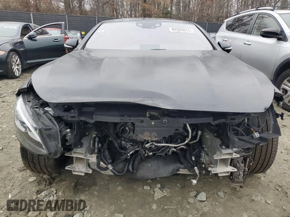 2020 Mercedes-Benz S 63 AMG with VIN WDDXJ8JB7LA040820, listed as a Copart auction lot 84505674 with 21,242 mi miles and Salvage Title. Bid and sale history available at DreamBid. Image 5.