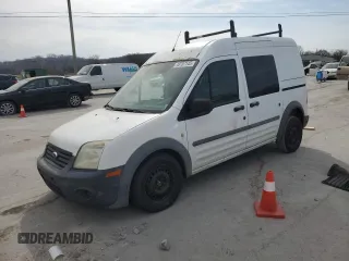 2010 Ford Transit Connect XL with VIN NM0LS6AN7AT029822, listed as a Copart auction lot 48707145 with 225,176 mi miles and Salvage title. Bid and sale history available at DreamBid. Image 1.