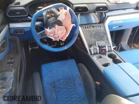 2020 Lamborghini Urus z VIN ZPBUA1ZL9LLA06747, wystawiony jako Copart lot #80846244 z przebiegiem 5135 mil mil oraz Szkody całkowita. Historia ofert i sprzedaży dostępna na DreamBid. Obrazek 8.