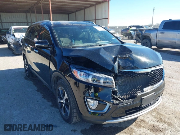 2016 Kia Sorento EX with VIN 5XYPH4A59GG134180, listed as a IAAI auction lot 41865473 with 76,073 mi miles. Bid and sale history available at carsss.com. Image 1.