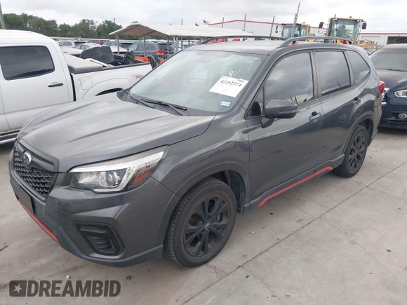 2020 Subaru Forester Special Sports with VIN JF2SKARC2LH459852, listed as a IAAI auction lot 42452374 with 85,724 mi miles and . Bid and sale history available at DreamBid. Image 2.