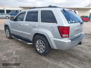 2009 Jeep Grand Cherokee Limited with VIN 1J8HR58P79C527898, listed as a IAAI auction lot 41623149 with 178,342 mi miles. Bid and sale history available at carsss.com. Image 3.