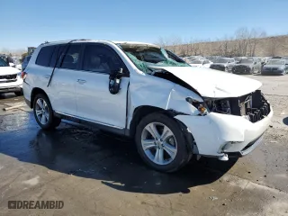 2012 Toyota Highlander Limited with VIN 5TDYK3EH5CS075615, listed as a Copart auction lot 47451915 with 155,201 mi miles and Salvage Title. Bid and sale history available at carsss.com. Image 4.