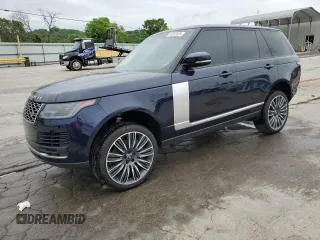 2020 Land Rover Range Rover P525 HSE with VIN SALGS2SE6LA584151, listed as a Copart auction lot 55283835 with 53,622 mi miles and Salvage title. Bid and sale history available at DreamBid. Image 1.