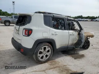 2016 Jeep Renegade Limited with VIN ZACCJADT5GPD31780, listed as a Copart auction lot 56973555 with Not provided miles and Non repairable. Bid and sale history available at DreamBid. Image 3.