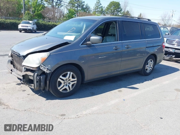 2007 Honda Odyssey EX-L с VIN 5FNRL386X7B421678, выставлен на аукционе IAAI как лот 41863509 с пробегом 190 969 миль миль и . История ставок и продаж доступна на DreamBid. Изображение 2.