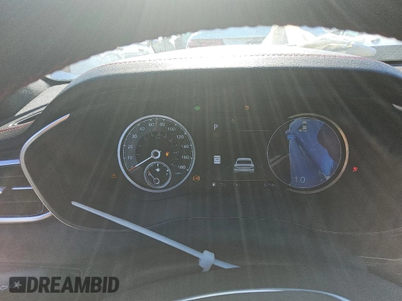 2024 Genesis G70 Sport Advanced with VIN KMTG54SE6RU139864, listed as a Copart auction lot 44240815 with 5,758 mi miles and Clean Title. Bid and sale history available at DreamBid. Image 9.